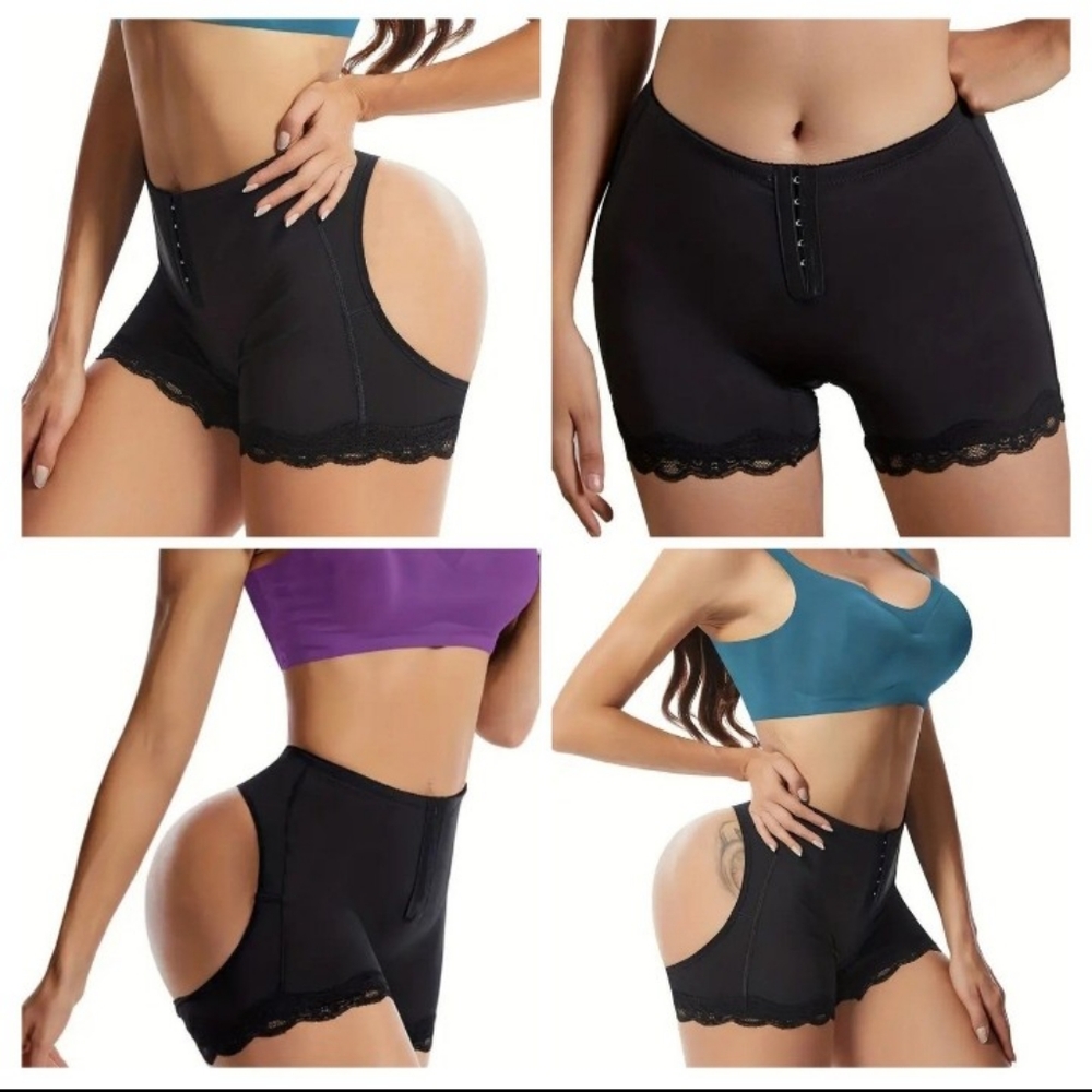 Black Butt Lifter Bbl ButtLift BoyShort Brazilian Buttlift Open Butt Compression